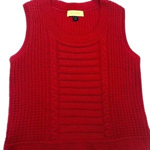 NEW St.John SZM Sleeveless Wool Sweater Knit Shirt